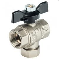 Кран шар с фильтром STOUT  3/4'' бабочка  (8/72)