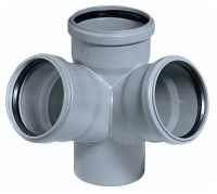 Крестовина для внутр. канал. 2-х пл. 110х110х110х67° Остендорф