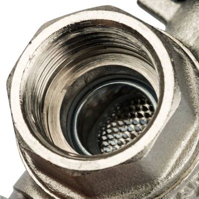 Кран шар с фильтром STOUT  3/4'' бабочка  (8/72)