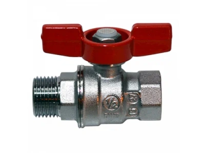 Кран шаровый  3/4'' ВР/НР, ручка-бабочка, Giacomini