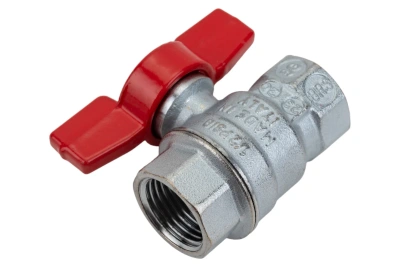 Кран шаровый 11/4'' ВР/ВР, ручка-бабочка, Giacomini