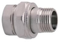 Разъемное соед.(американка) конусная прям VIEIR  3/4'' вр/нр никель (5/80)