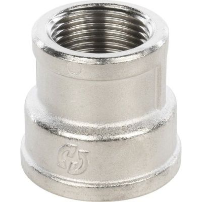 Муфта переходная STOUT 11/2"-1/2" вр/вр никель (3/30)